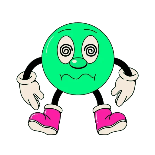 🤢 Стикер «COLORED HERO» для Telegram