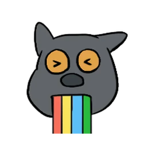 🙃 Стикер «длинные животные» для Telegram