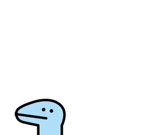 🙃 Стикер «длинные животные» для Telegram