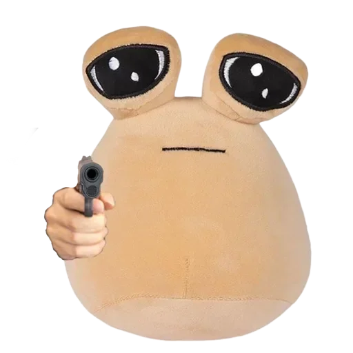 😈 Стикер «Sad Pou» для Telegram