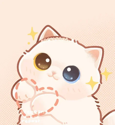 😻 Стикер «Мягкие коты» для Telegram