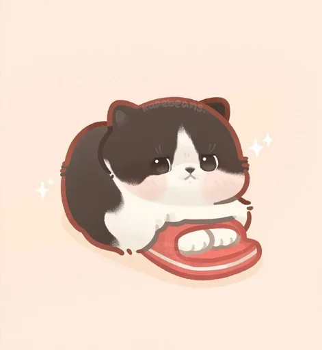 😽 Стикер «Мягкие коты» для Telegram