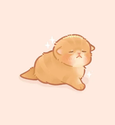 😾 Стикер «Мягкие коты» для Telegram