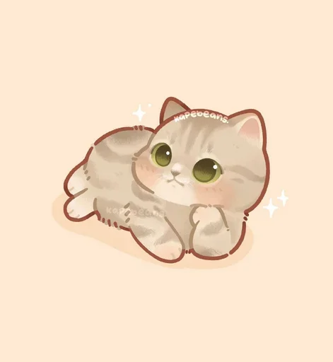 😇 Стикер «Мягкие коты» для Telegram