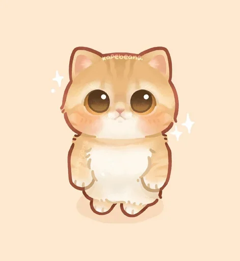 😊 Стикер «Мягкие коты» для Telegram