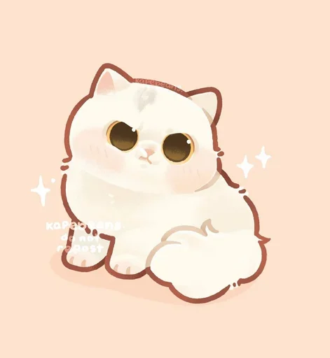 😤 Стикер «Мягкие коты» для Telegram