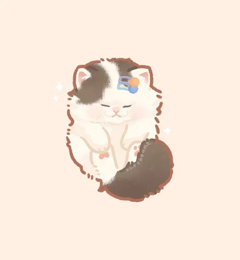 🥺 Стикер «Мягкие коты» для Telegram
