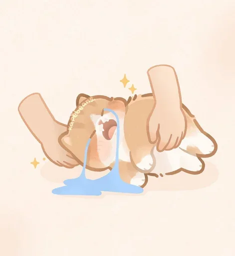 😿 Стикер «Мягкие коты» для Telegram