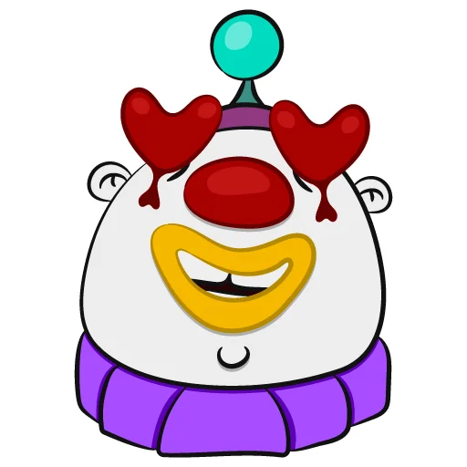 😍 Стикер «Colorful Clowns» для Telegram