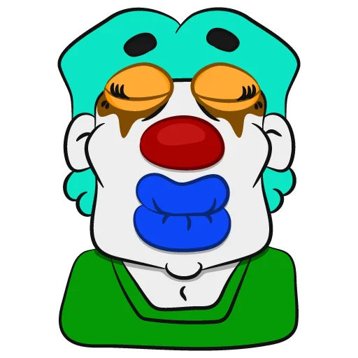 😘 Стикер «Colorful Clowns» для Telegram