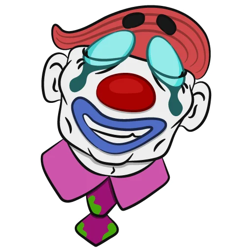 😏 Стикер «Colorful Clowns» для Telegram