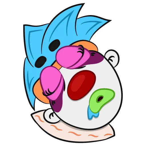 😴 Стикер «Colorful Clowns» для Telegram