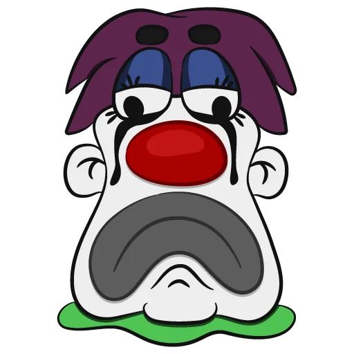 ☹️ Стикер «Colorful Clowns» для Telegram