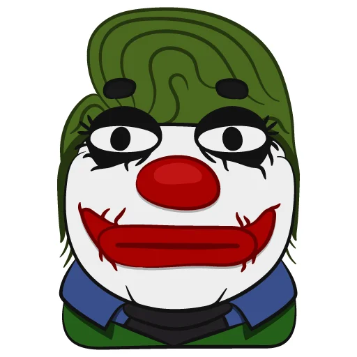 😐 Стикер «Colorful Clowns» для Telegram