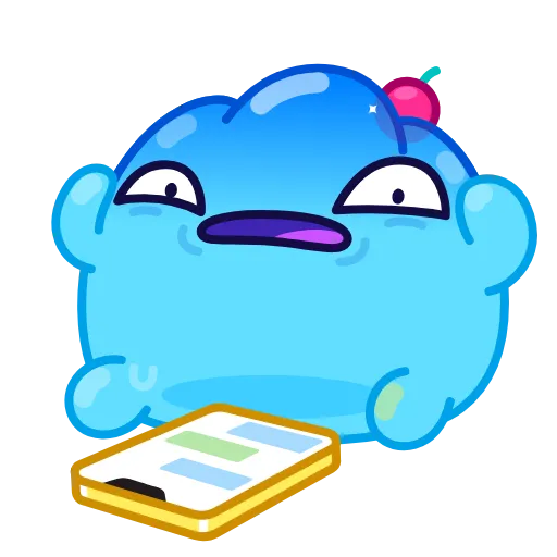 😨 Стикер «Jelly» для Telegram