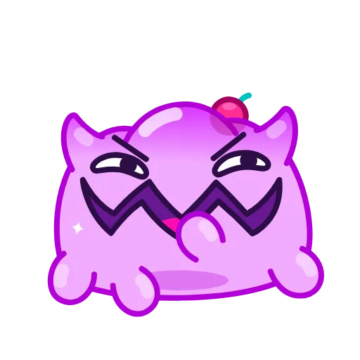 😈 Стикер «Jelly» для Telegram