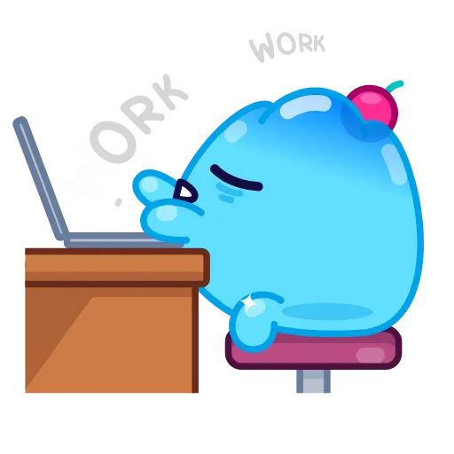 😪 Стикер «Jelly» для Telegram