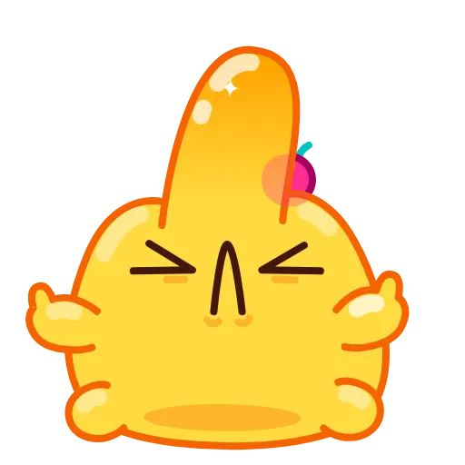 🖕 Стикер «Jelly» для Telegram