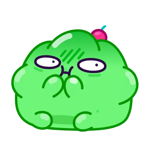 🤢 Стикер «Jelly» для Telegram