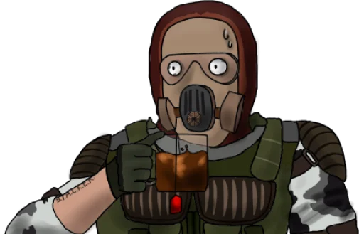 😱 Стикер «Comb1NE S.T.A.L.K.E.R. StickerPack v0.12» для Telegram