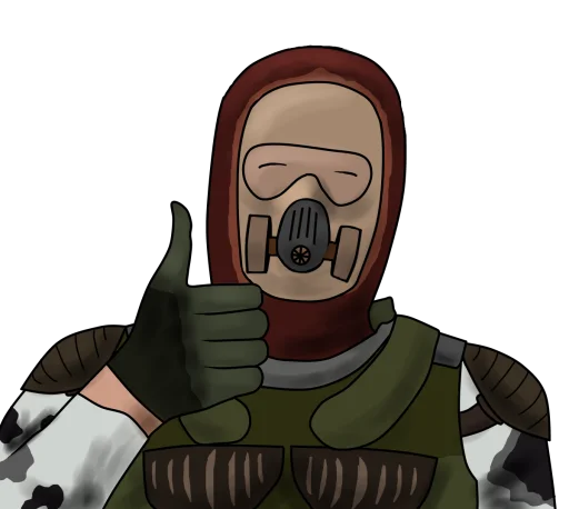 👍 Стикер «Comb1NE S.T.A.L.K.E.R. StickerPack v0.12» для Telegram