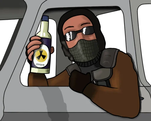 👋 Стикер «Comb1NE S.T.A.L.K.E.R. StickerPack v0.12» для Telegram