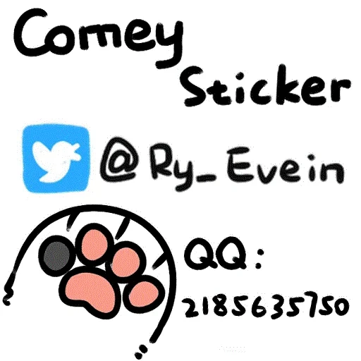 😺 Стикер «Comey animated sticker» для Telegram
