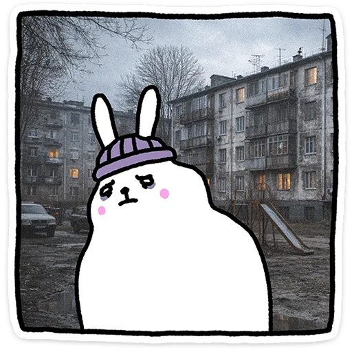 🐰 Стикер «Крольчик» для Telegram