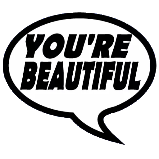 👱‍♀️ Стикер «COMICS» для Telegram