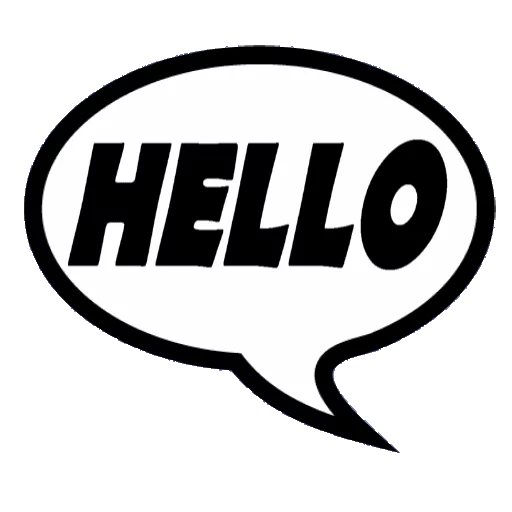 👋 Стикер «COMICS» для Telegram