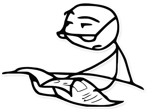 📖 Стикер «Мемы из комиксов» для Telegram
