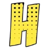 ❗ Эмодзи «Комикс-шрифт, жёлтый и белый, русские и английские» для Telegram