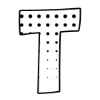 ❗ Эмодзи «Комикс-шрифт, жёлтый и белый, русские и английские» для Telegram