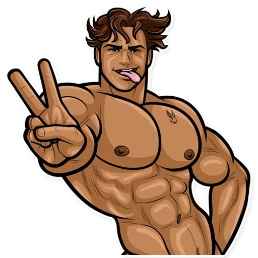 🤪 Стикер «Comics for Adults» для Telegram