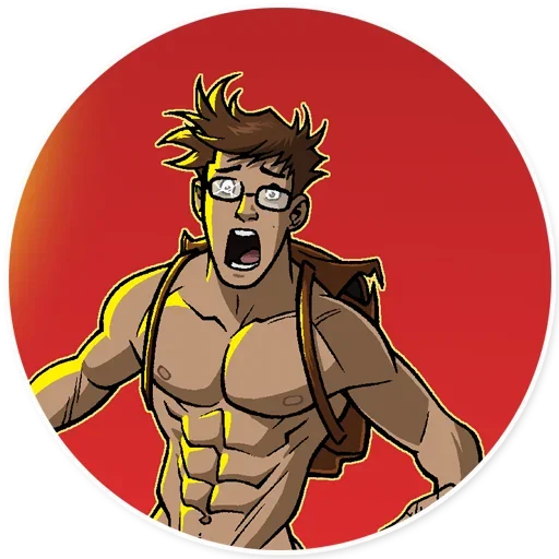 😚 Стикер «Comics for Adults» для Telegram