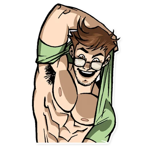 😙 Стикер «Comics for Adults» для Telegram