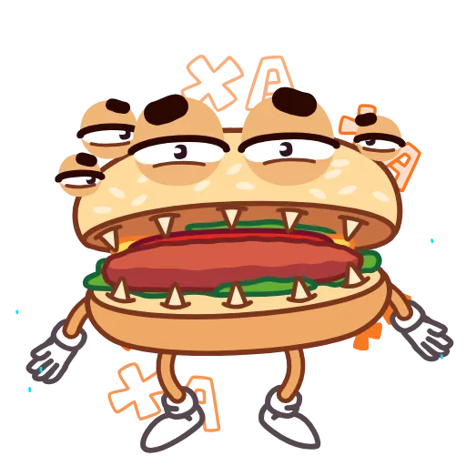 🍔 Стикер «Comida Chatarra» для Telegram