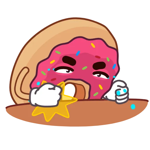 🍩 Стикер «Comida Chatarra» для Telegram