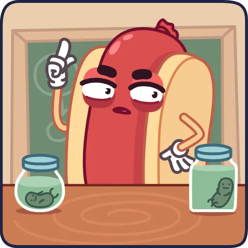 🌭 Стикер «Comida Chatarra» для Telegram