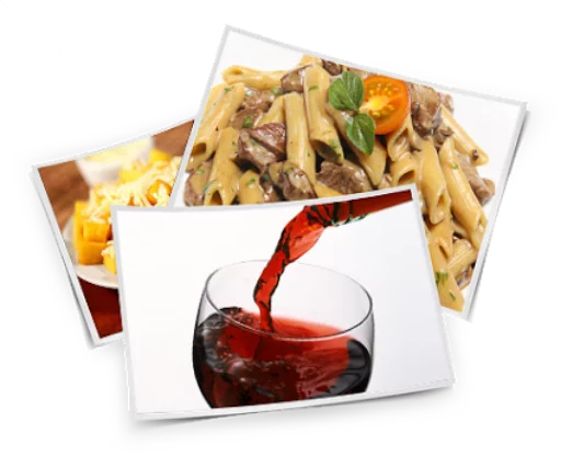 🍢 Стикер «Comidas & bebidas» для Telegram