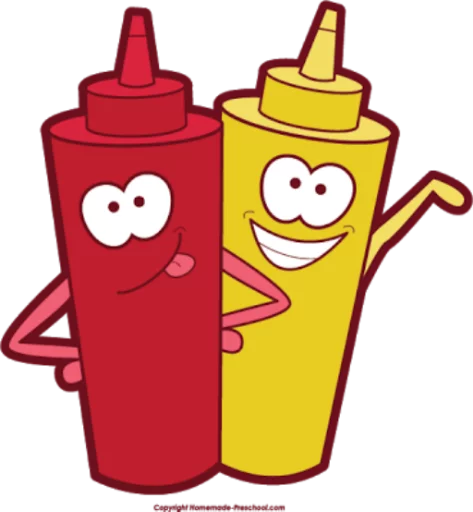 🍅 Стикер «Comidas & bebidas» для Telegram