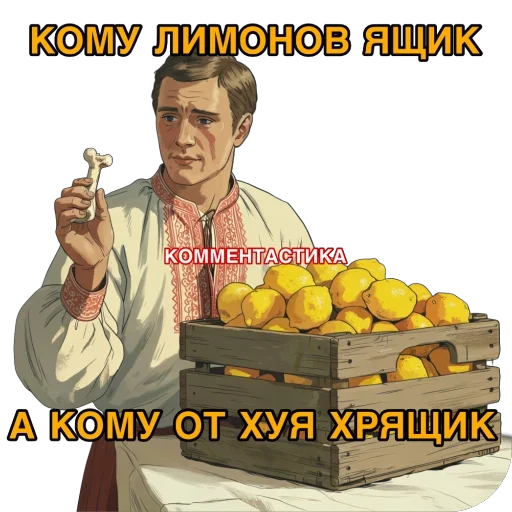 🫥 Стикер «КОММЕНТАСТИКА» для Telegram