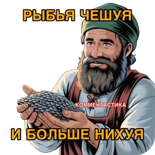 🫥 Стикер «КОММЕНТАСТИКА» для Telegram