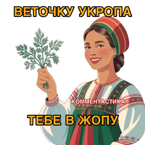 🫥 Стикер «КОММЕНТАСТИКА» для Telegram