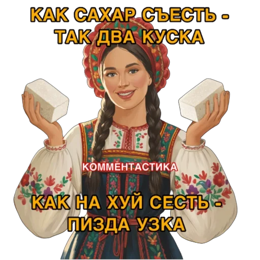 🫥 Стикер «КОММЕНТАСТИКА» для Telegram