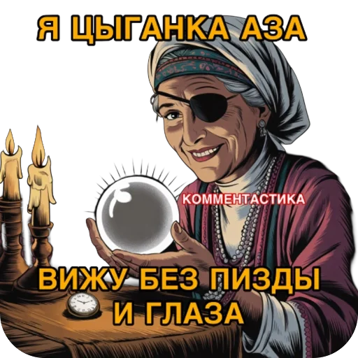 🫥 Стикер «КОММЕНТАСТИКА» для Telegram