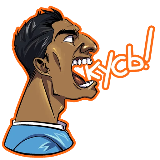 🦷 Стикер «CommentQatar» для Telegram