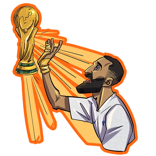 🤞 Стикер «CommentQatar» для Telegram