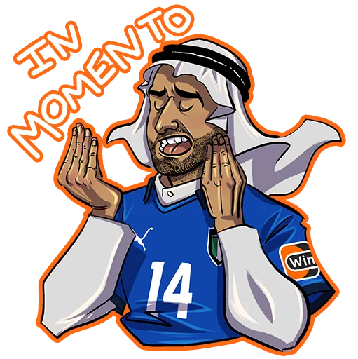 🤌 Стикер «CommentQatar» для Telegram