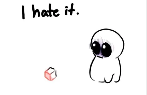 😰 Стикер «Communication Cards TBH Creature» для Telegram